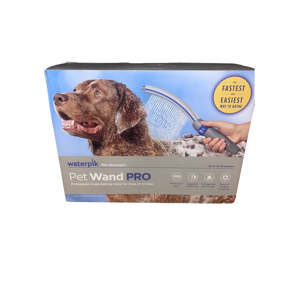Waterpik Pet Wand PRO Professional Grade Dog Bathing Wand and Shower Attachment